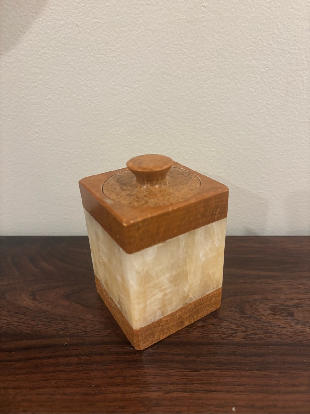 Stone Trinket Lidded Jar